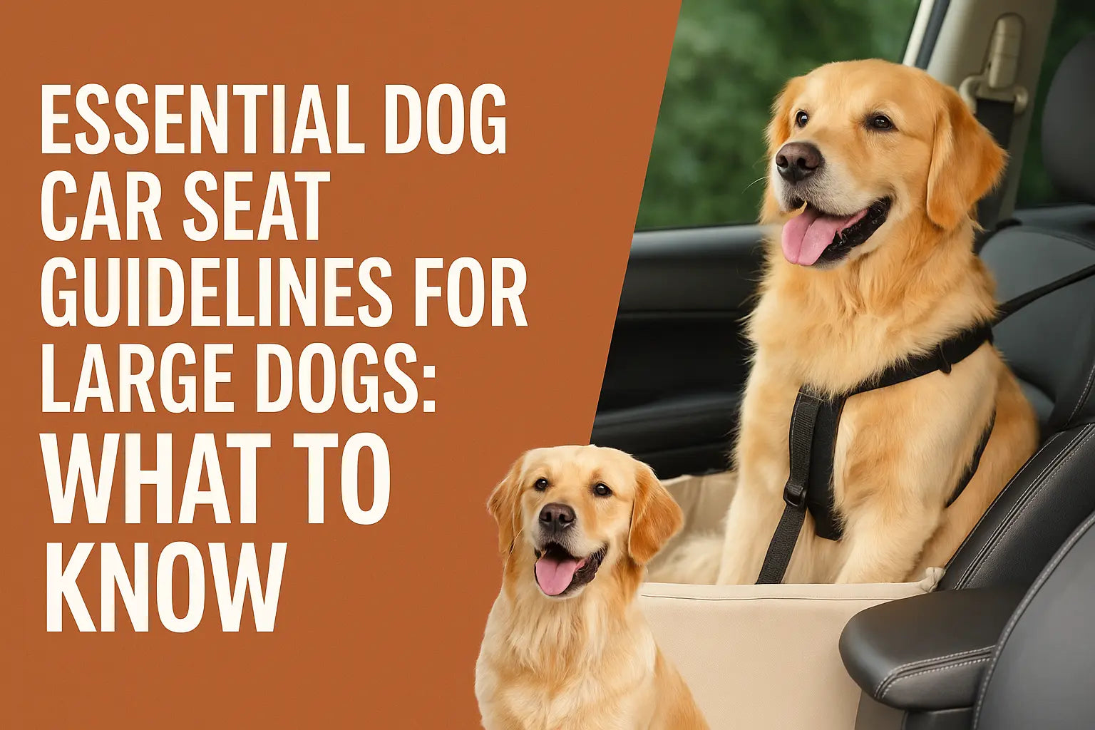 Essential Dog Car Seat Guidelines for Large Dogs: What to Know