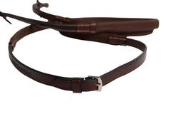 Huntley Equestrian Fancy Stitched Rubber Reins, 5/8" Inch Width - Huntley Equestrian