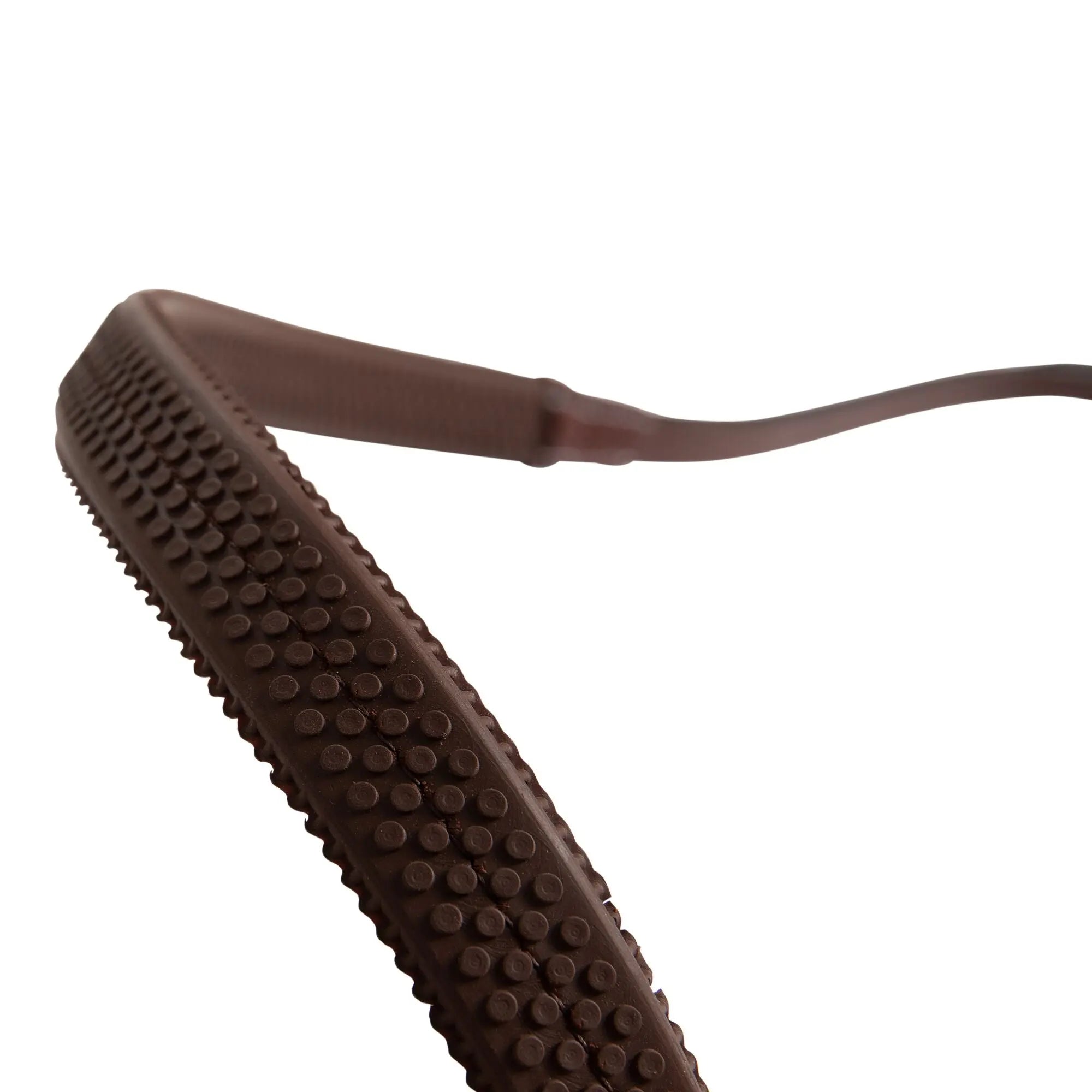 Huntley Equestrian Fancy Stitched Rubber Reins, 5/8" Inch Width - Huntley Equestrian