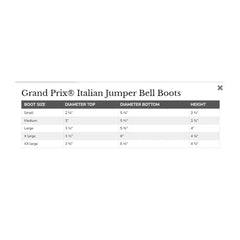 Grand Prix Italian Pull On Rubber Bell Boots Grand Prix