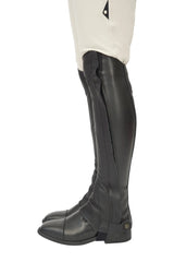 Grand Prix LC Italian Full Leather Half Chaps, Black Grand Prix