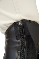 Grand Prix LC Italian Full Leather Half Chaps, Black Grand Prix