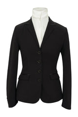 Grand Prix Saltare Dolce 4 Button Riding Jacket, Black Grand Prix