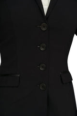 Grand Prix Saltare Dolce 4 Button Riding Jacket, Black Grand Prix