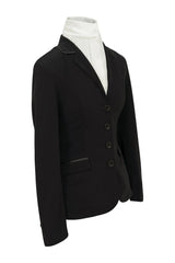 Grand Prix Saltare Dolce 4 Button Riding Jacket, Black Grand Prix
