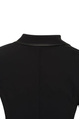 Grand Prix Saltare Dolce 4 Button Riding Jacket, Black Grand Prix