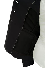 Grand Prix Saltare Dolce 4 Button Riding Jacket, Black Grand Prix