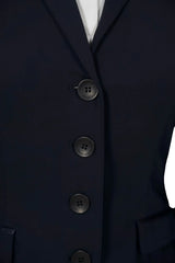 Grand Prix Saltare Dolce 4 Button Riding Show Jacket, Navy Grand Prix