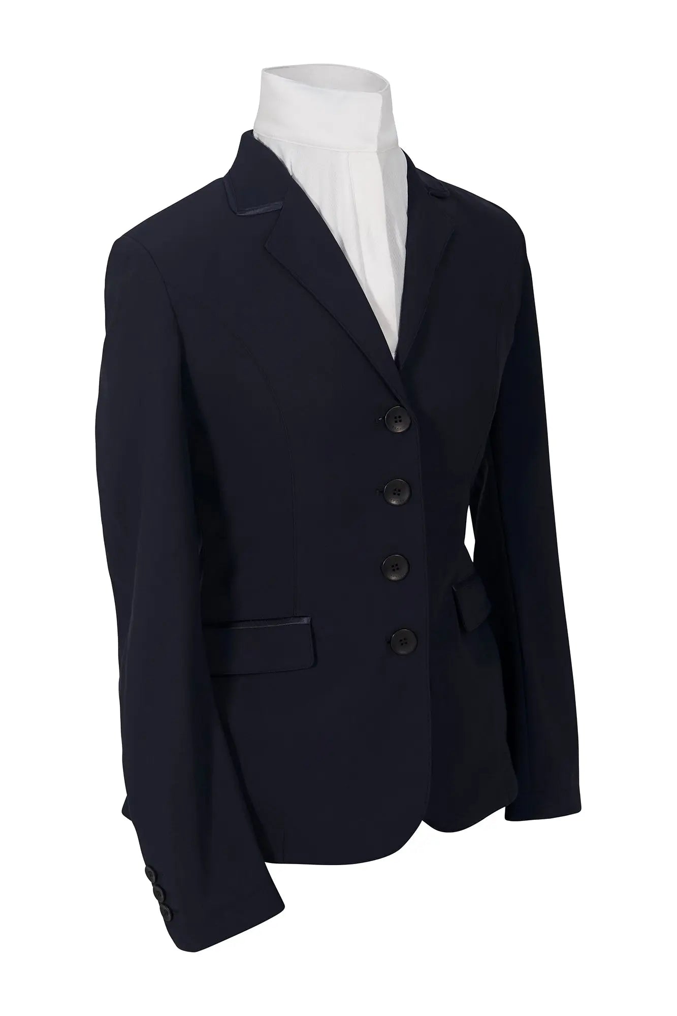 Grand Prix Saltare Dolce 4 Button Riding Show Jacket, Navy Grand Prix