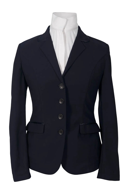 Grand Prix Saltare Dolce 4 Button Riding Show Jacket, Navy Grand Prix