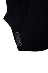 Grand Prix Saltare Premio Riding Show Coat, Black with Dark Green Huntley Equestrian