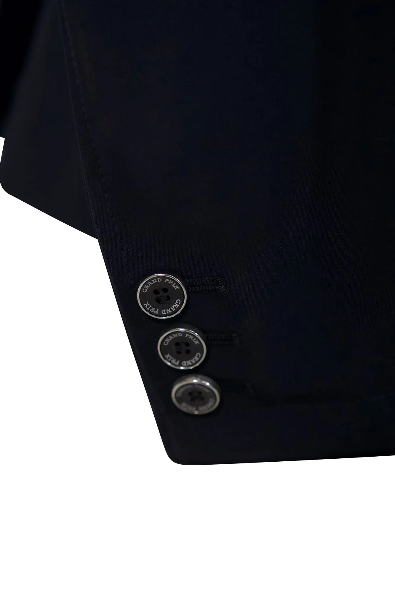 Grand Prix Saltare Premio Riding Show Coat, Navy with Black Huntley Equestrian