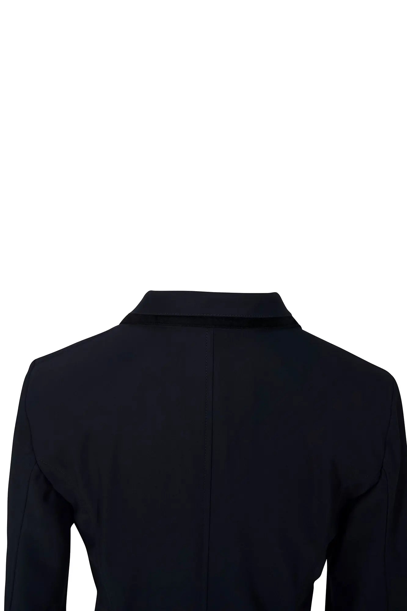 Grand Prix Saltare Premio Riding Show Coat, Navy with Black Huntley Equestrian