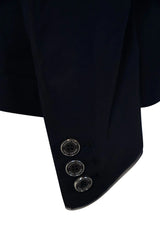 Grand Prix Saltare Premio Riding Show Coat, Navy with Grey Huntley Equestrian