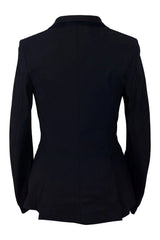 Grand Prix Saltare Premio Riding Show Coat, Navy with Navy Huntley Equestrian