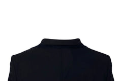 Grand Prix Saltare Premio Riding Show Coat, Navy with Navy Huntley Equestrian