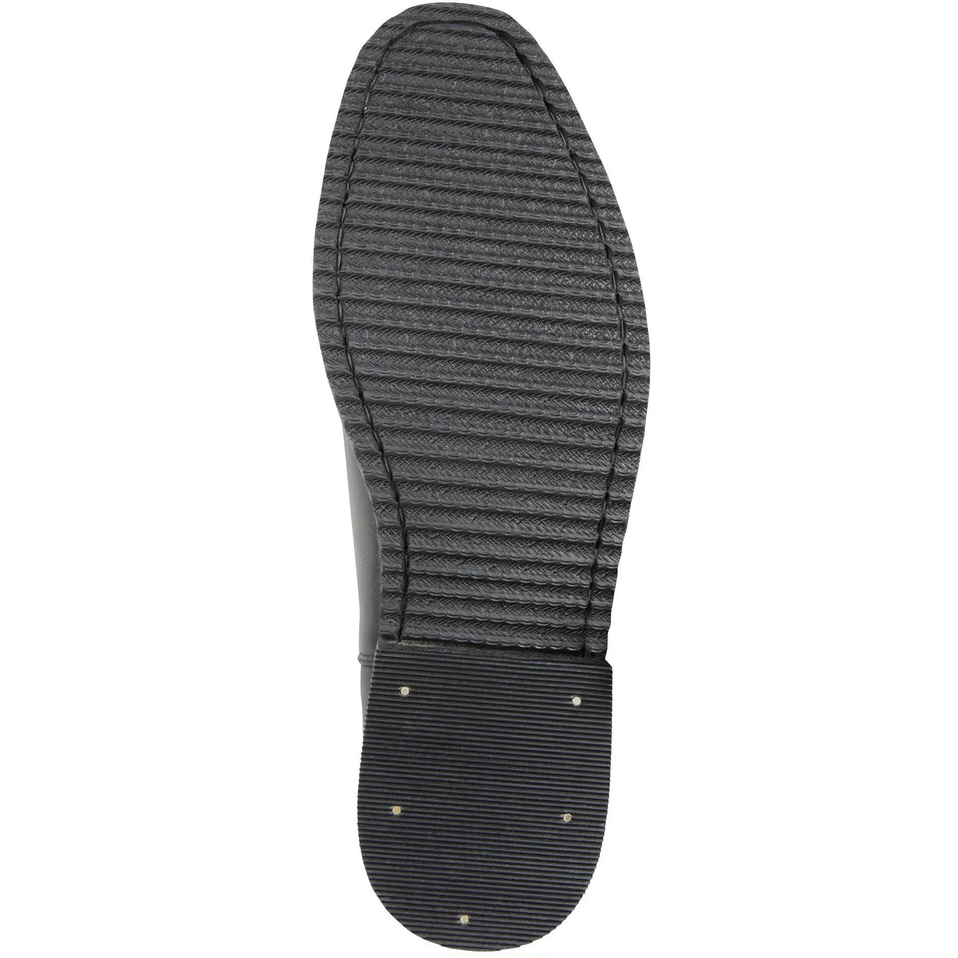 Huntley Equestrian Adult Classic Black Leather Zipper Paddock Boot - Huntley Equestrian