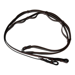 Huntley Equestrian Double Layer Web Grip Reins, Full Size - Huntley Equestrian