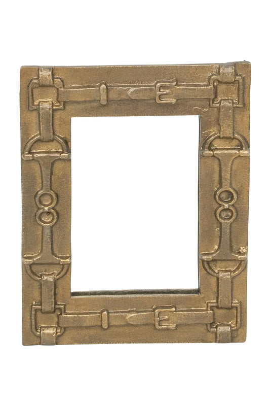 Huntley Equestrian Rectangle Mirror with Decorative Bits Huntley Equestrian