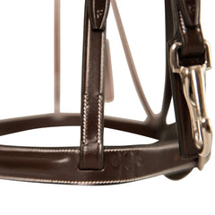Huntley Equestrian Sedgwick Fancy Stitched Bridle with Cheek Clips and Reins - Huntley Equestrian