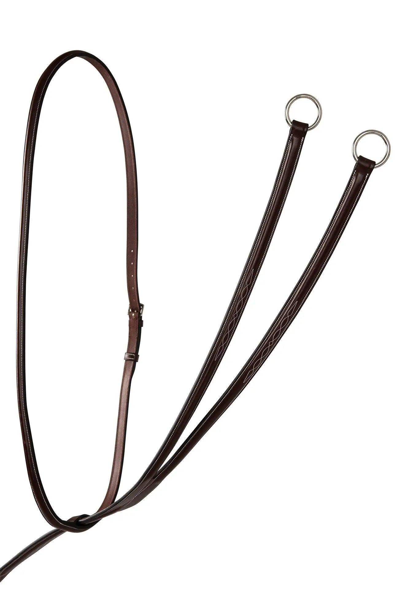 Huntley Equestrian Sedgwick Fancy Stitched Running Martingale, Cob size - Huntley Equestrian
