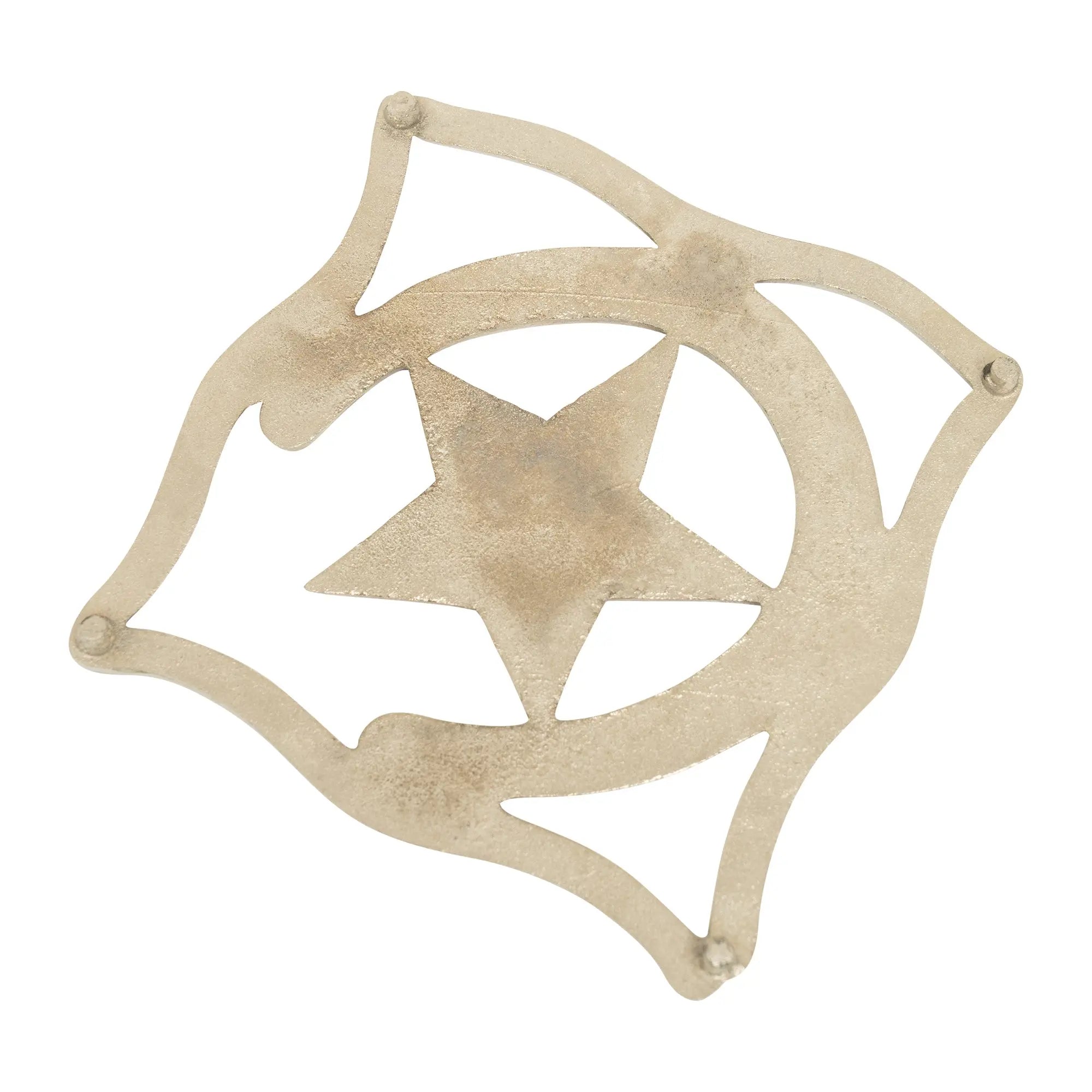 Huntley Equestrian Star with Horse shoe Silver Square Trivet Huntley Equestrian