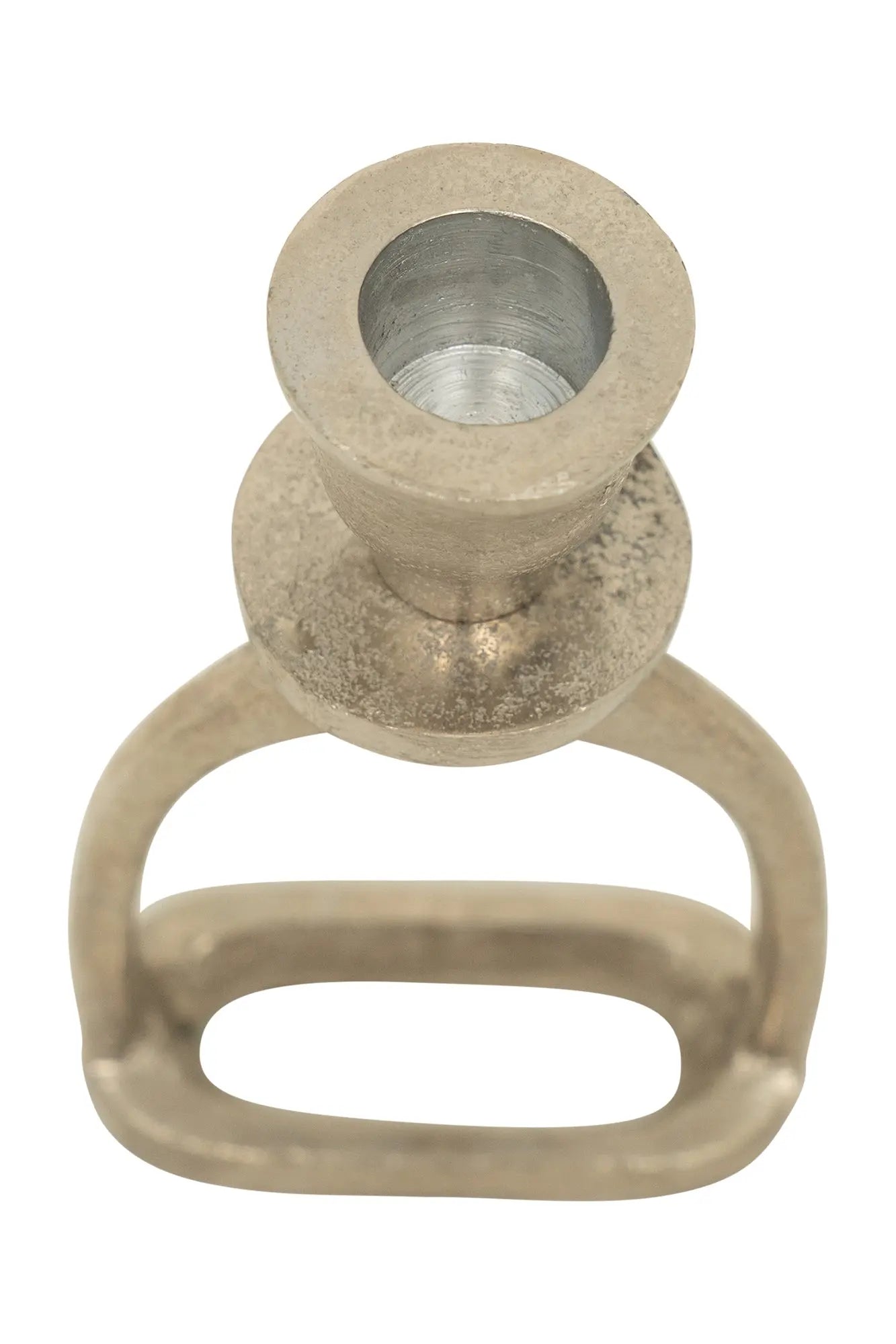 Huntley Equestrian Stirrup Candle Stick Holders, Silver set of 2 Huntley Equestrian