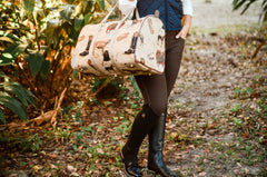 Huntley Equestrian Tapestry Duffle Bag-English Design - Huntley Equestrian