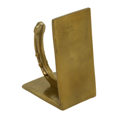 Huntley Horse shoe Bookends, Pair, Brass Antique Finish Huntley Equestrian