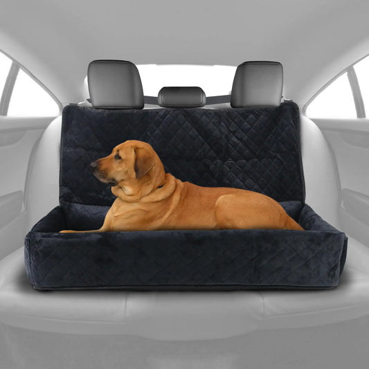 Huntley Pet Dog Car Seat for Large Dogs, Pet Booster Back Set Bed, Black Huntley Equestrian