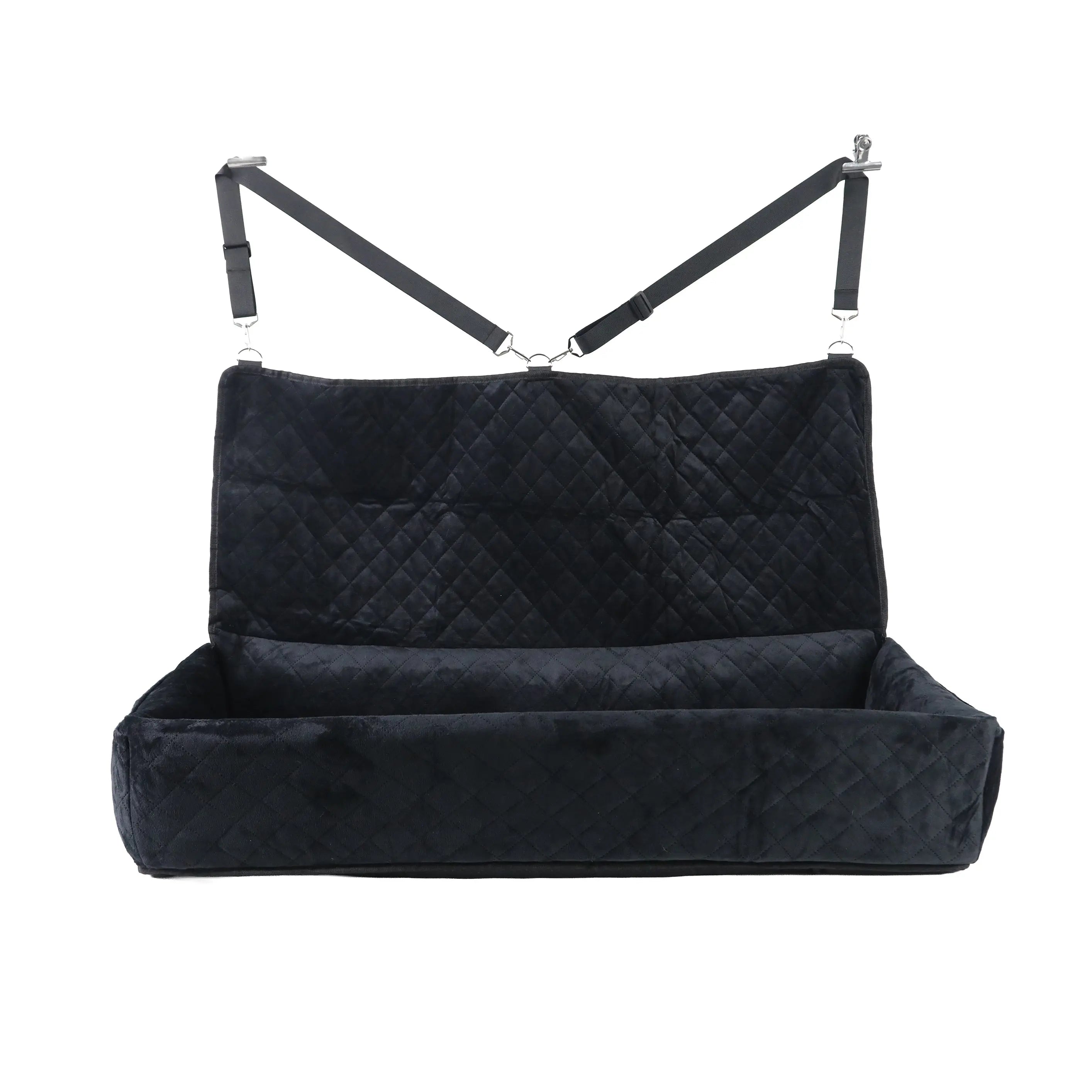 Huntley Pet Dog Car Seat for Large Dogs, Pet Booster Back Set Bed, Black Huntley Equestrian