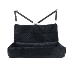 Huntley Pet Dog Car Seat for Large Dogs, Pet Booster Back Set Bed, Black Huntley Equestrian