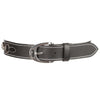 Huntley Equestrian Children's Snaffle Bit Black Leather Belt