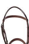 Huntley Equestrian Fancy Stitched Sedgwick Leather Padded Bridle with Reins - Huntley Equestrian