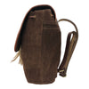Huntley Equestrian Suede Leather Designer Cowhide Backpack