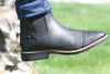 Huntley Equestrian Adult Classic Black Leather Zipper Paddock Boot - Huntley Equestrian