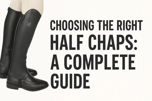 Choosing-the-Right-Half-Chaps-Elevate-Your-Equestrian-Gear-Today Huntley Equestrian