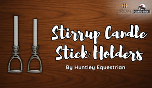 Huntley Equestrian Stirrup Candle Stick Holders