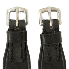 Huntley Equestrian Children's Black Leather Jodhpur Garter Straps Huntley Equestrian