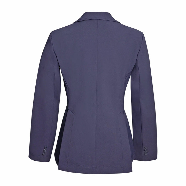 Grand Prix Ladies EQJ 3 Button Show Coat, NY Tech Fabric, Navy