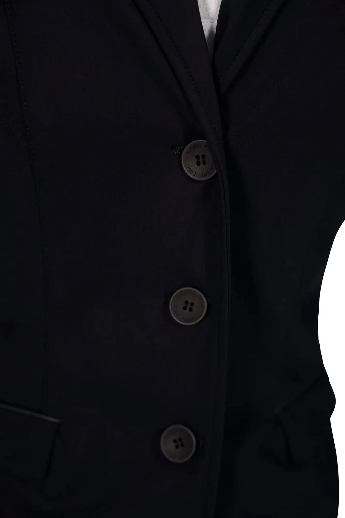 Grand Prix Saltare Dolce 3 Button Riding Show Jacket, Black Grand Prix