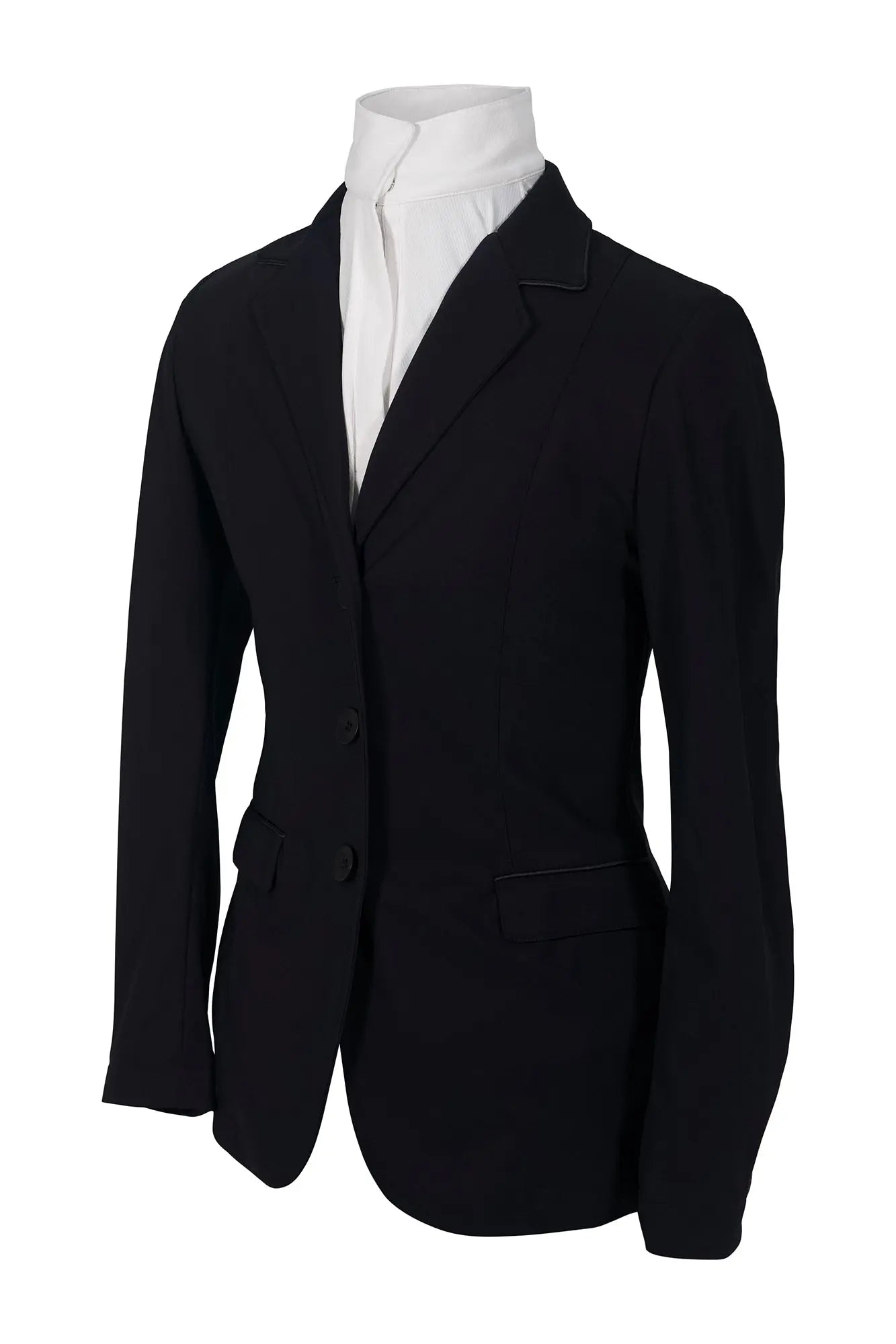 Grand Prix Saltare Dolce 3 Button Riding Show Jacket, Black Grand Prix