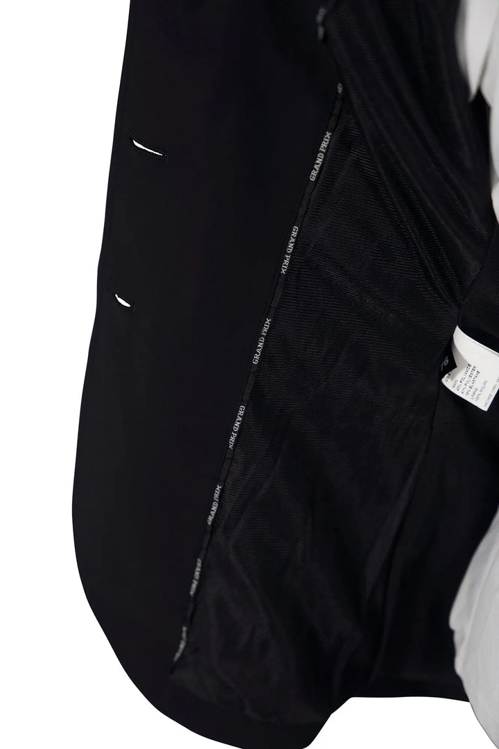 Grand Prix Saltare Dolce 3 Button Riding Show Jacket, Black Grand Prix