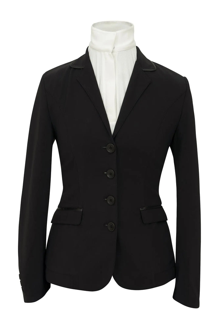 Grand Prix Saltare Dolce 4 Button Riding Jacket, Black Grand Prix