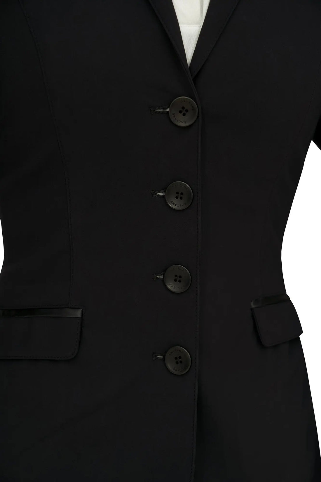Grand Prix Saltare Dolce 4 Button Riding Jacket, Black Grand Prix