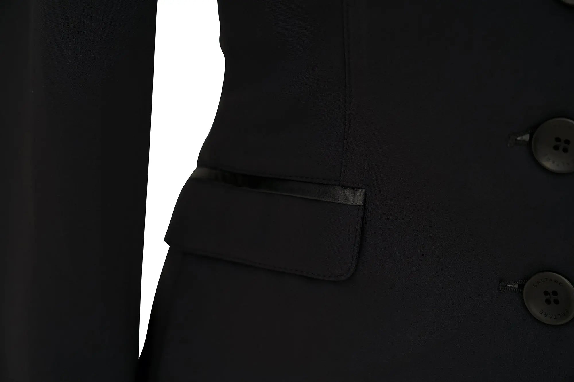 Grand Prix Saltare Dolce 4 Button Riding Jacket, Black Grand Prix