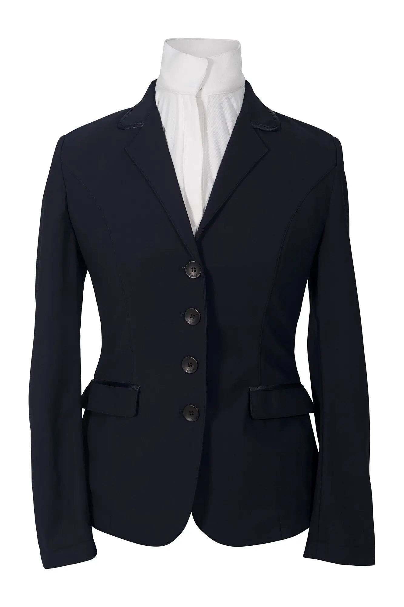 Grand Prix Saltare Dolce 4 Button Riding Show Jacket, Navy Grand Prix