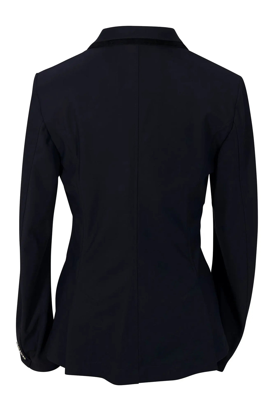 Grand Prix Saltare Premio Riding Show Coat, Navy with Black Huntley Equestrian