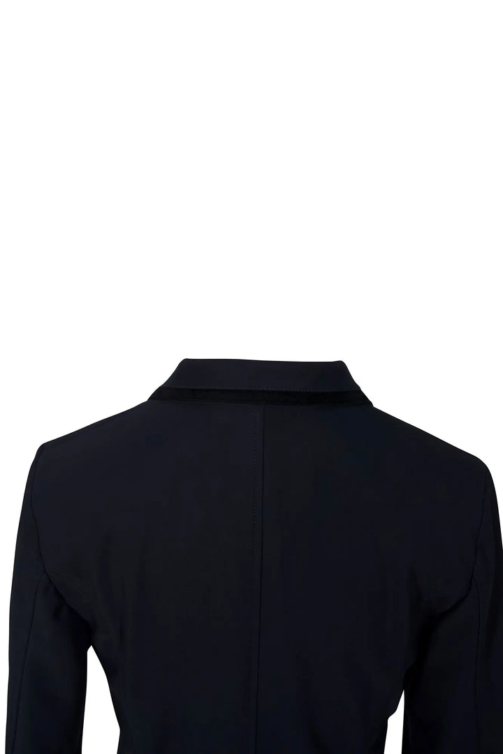 Grand Prix Saltare Premio Riding Show Coat, Navy with Black Huntley Equestrian