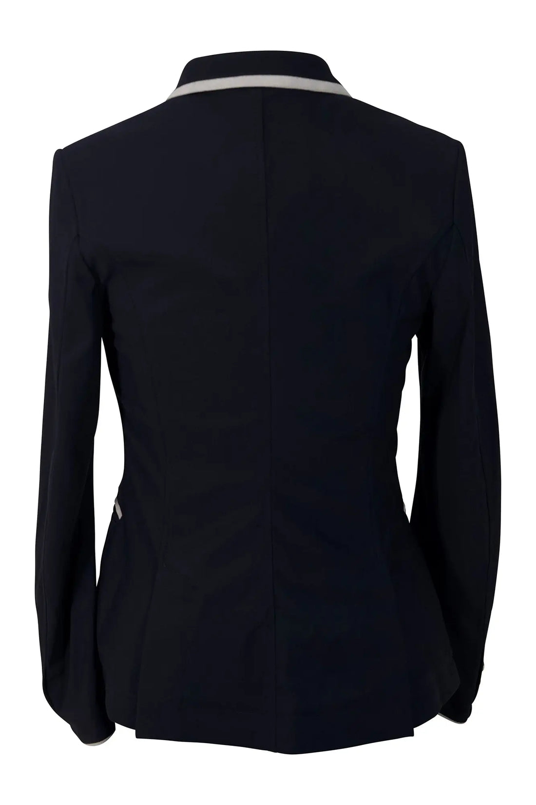 Grand Prix Saltare Premio Riding Show Coat, Navy with Grey Huntley Equestrian